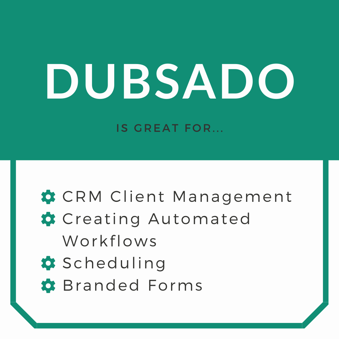 Dubsado is a fun online tool to automate your client communication systems and save you time. 